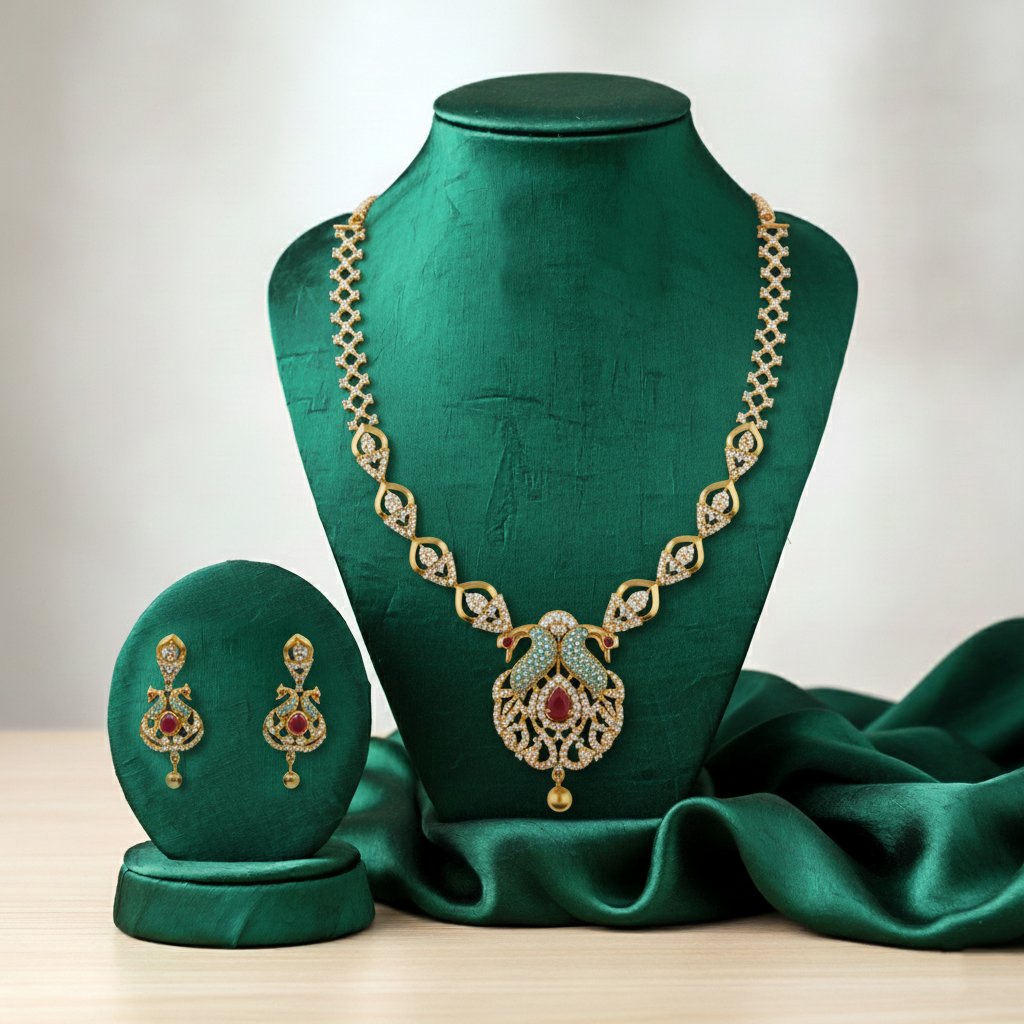 FANCY SRONE NECKLACE